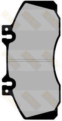 BRAKE ENGINEERING pa1266 -  Комплект тормозных колодок, дисковый тормоз